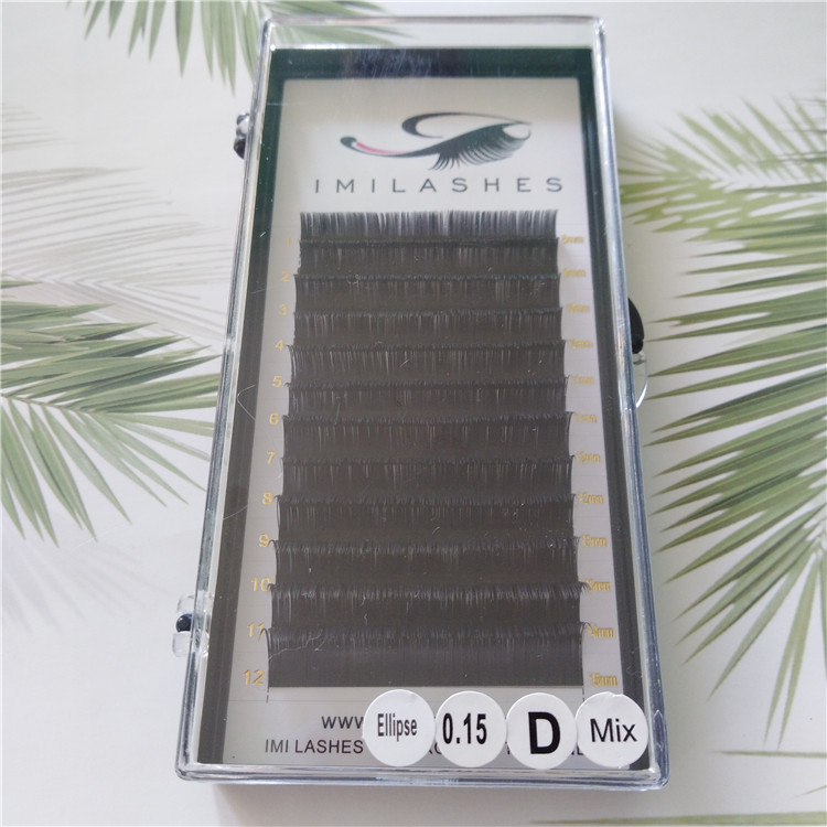 Wholesale high quality ellipse eyelash extensions USA-V